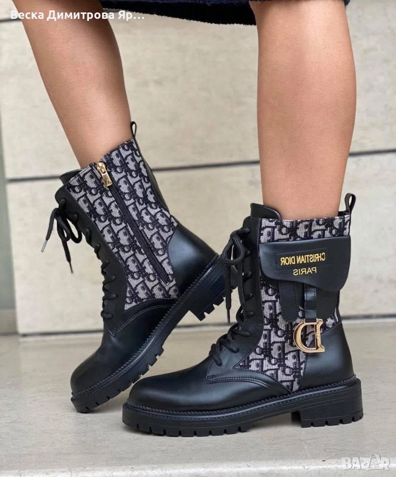 Дамски боти естествена кожа , снимка 1