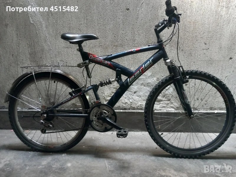 колело с багажник използвано но запазено, снимка 1