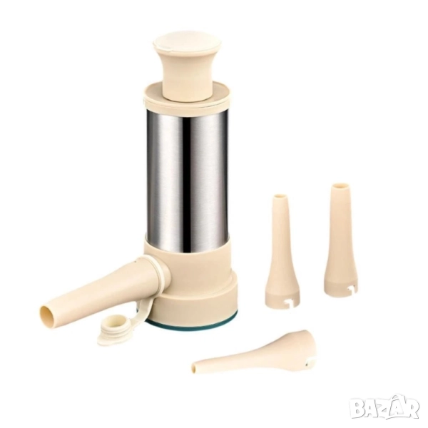 Шприц за пълнене на луканки | Ръчна пълначка за месо и кайма, снимка 1