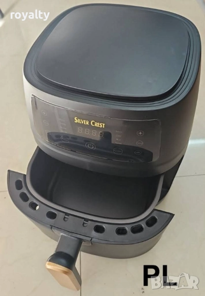 Уред за готвене с горещ въздух Silver Creast, 8 литра,2400w, снимка 1