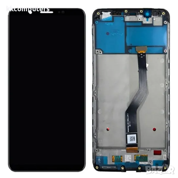 LCD Дисплей и Тъч Скрийн с рамка за vivo Y79 / V7+, снимка 1