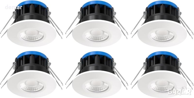 Bright Source All in One,превключваеми 8w/10w LED Downlight,пакет от 6, снимка 1