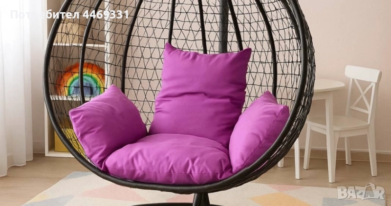 Градинска висяща люлка тип гнездо,яйце–Промоция!, снимка 1