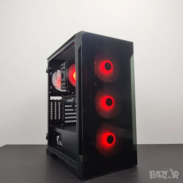 Геймърски компютър! RX 6700 , Ryzen 5 5600 ,16GB RAM/Нов+Гаранция!, снимка 1