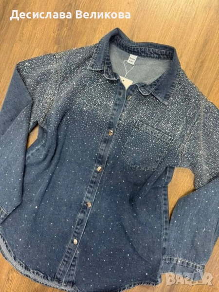 Дънково яке тип риза , снимка 1