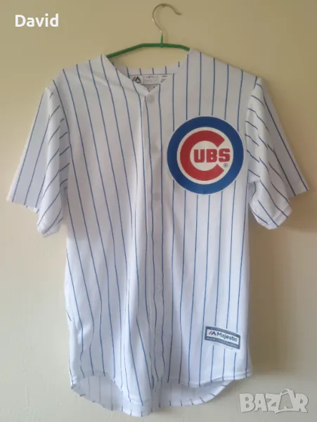 MBL оригинално джърси Chicago Cubs x Kris Bryant Majestic Vintage 00s, снимка 1