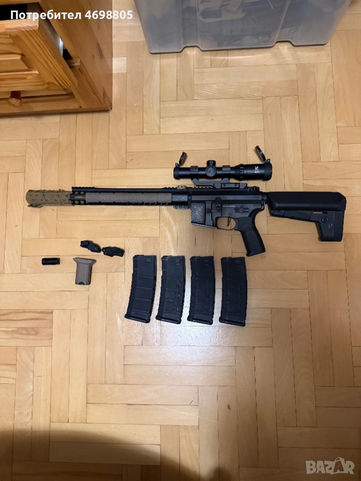 Airsoft Delta armory AR15 M-loc 13 AEG, снимка 1