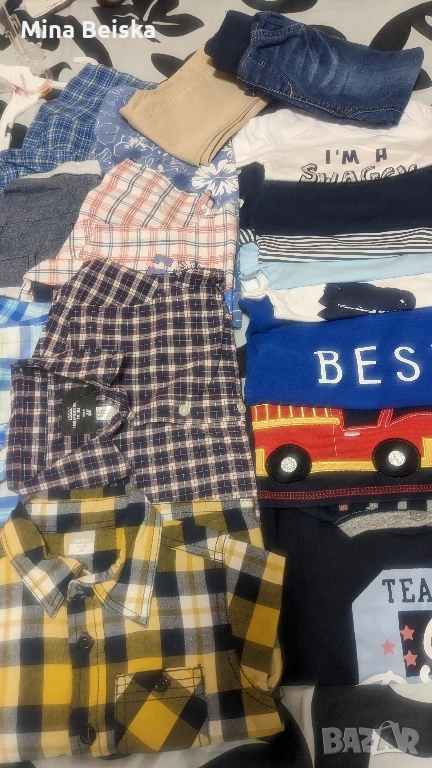 Бебшки летни дрехи рр80, снимка 1