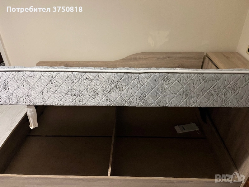 Легло с матрак и ракла 120/190, снимка 1