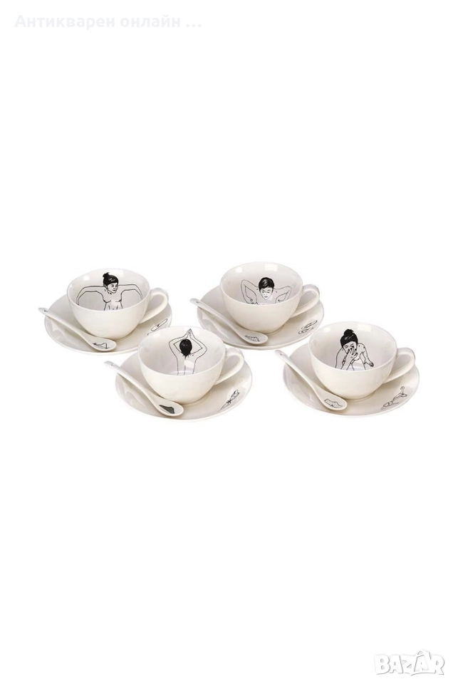 Комплект чаши и чинии от колекция Pols Potten. , снимка 1
