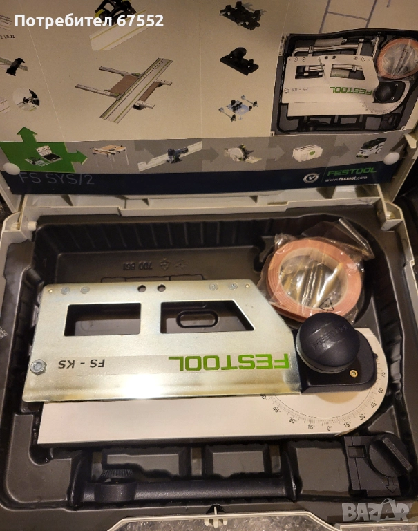 Аксесоар за рязане под ъгъл Festool FS-SYS/2 , неупотребяван. Цената е крайна!, снимка 1