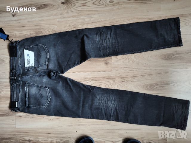 дънки REPLAY Anbass Slim-Fit Aged Jeans Power Stretch - W38/36L, снимка 1 - Дънки - 45823333