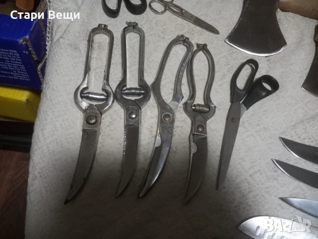 Стари ножове брадви ножици, снимка 17 - Ножове - 53529734
