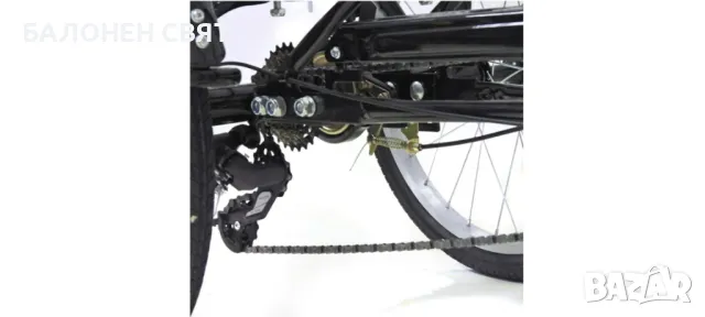 8 скоростна 20 цола Нова Триколка Велосипед с багажен кош 3 спирачки, снимка 4 - Велосипеди - 50167263