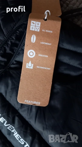 Нов мъжки пухен елек Everest L, снимка 5 - Якета - 53440439