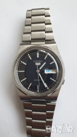 Мъжки часовник Seiko 5 Automatic, снимка 4 - Антикварни и старинни предмети - 45595199
