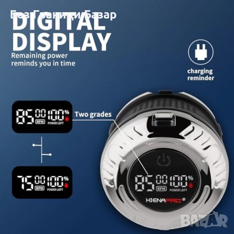 Нова Електрическа самобръсначка HIENA PRO 6D IPX7 с LED дисплей за мъж, снимка 6 - Електрически самобръсначки - 52772551