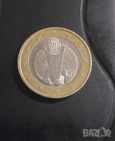 Монета 1 евро Германия 2002г, снимка 5 - Нумизматика и бонистика - 53639175