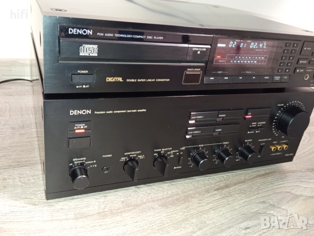 Стерео усилвател Denon PMA-700V и плейър Denon DCD-1500, снимка 2 - Ресийвъри, усилватели, смесителни пултове - 52540921