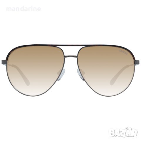 GUESS 🍊 Мъжки метални слънчеви очила "GREY BROWN AVIATOR" нови с кутия, снимка 3 - Слънчеви и диоптрични очила - 45424247