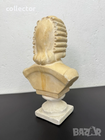 Бюстът на Йохан Себастиан Бах. №7588, снимка 4 - Антикварни и старинни предмети - 52317463