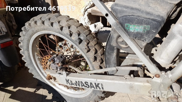 Kawasaki Kx Кавазаки Кх оборудвана рама кросов мотор без двигател , снимка 17 - Мотоциклети и мототехника - 53670750