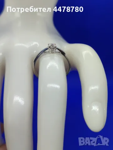 Годежен Пръстен с Диаманти, снимка 9 - Пръстени - 50402564