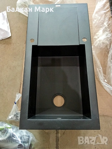 Кухненска мивка CAREA Dukkah (98х50 см) – Черна(2), снимка 2 - Мивки - 53974716