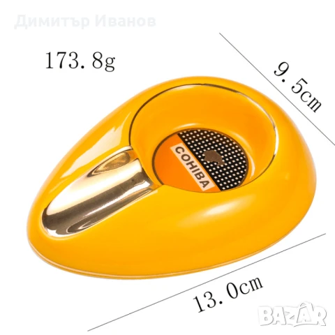 Cohiba керамичен пепелник за 1 пура, снимка 9 - Други - 50991778