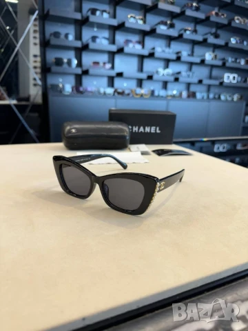 очила с черен обикновен калъф chanel versace 