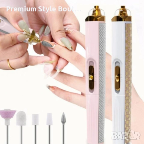 USB портативна пила за нокти - форма на химикал за лесен захват и работа, снимка 6 - Електрически пили за пети - 53613471