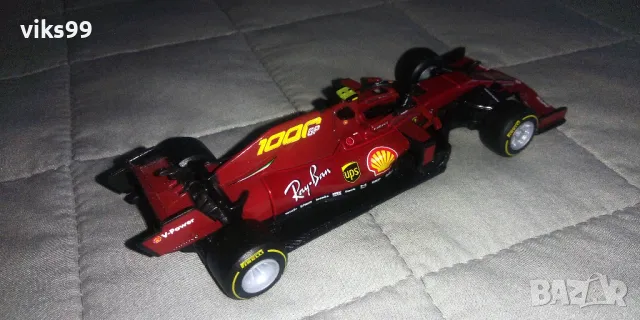 Bburago Ferrari SF1000 1:41 Shell Racing Bluetooth , снимка 4 - Колекции - 46955234