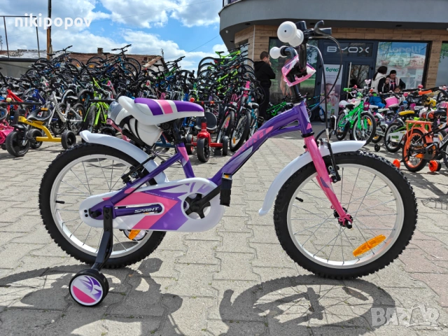 PA Детски велосипед 18" ALICE лилав