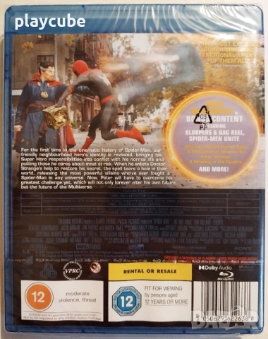 Спайдър-мен - Няма път към дома - Spider-Man - No Way Home - Blu-Ray - с БГ субтитри, снимка 2 - Blu-Ray филми - 53102013
