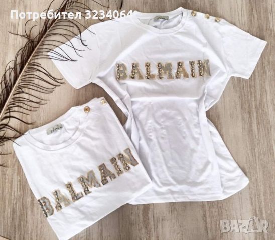 Дамска тениска Balmain, снимка 2 - Тениски - 45118413
