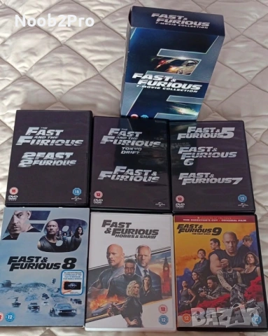 Продавам Fast and Furious DVD колекция (10 филма)