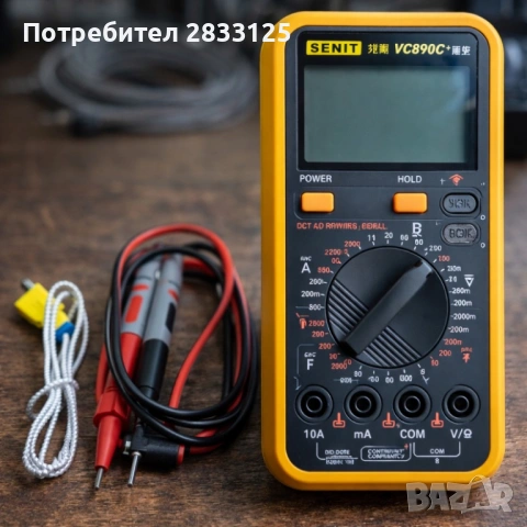 Цифров мултицет - за професионална и домашна употреба DT-890D и VC890 C+, снимка 3 - Друга електроника - 53889949