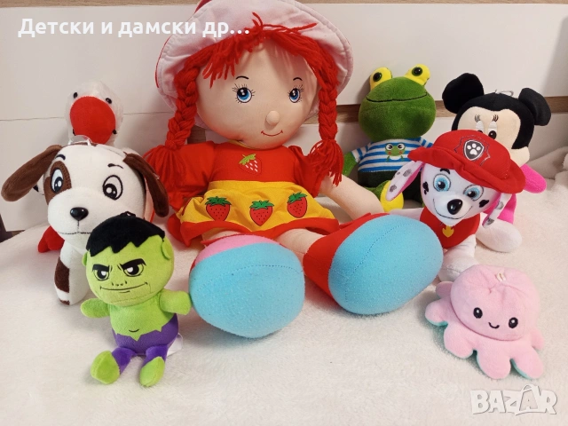 Плюшени играчки голям ЛОТ 6 евро