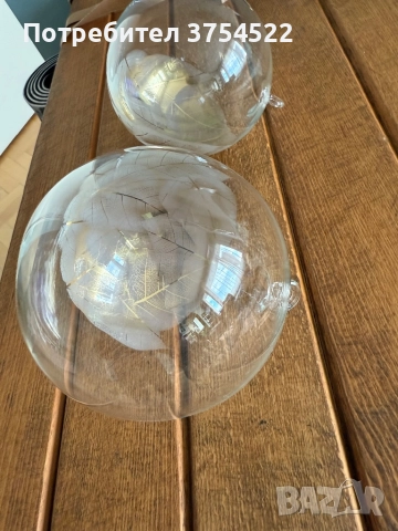 Стъклени топки за елха, снимка 6 - Декорация за дома - 52545994