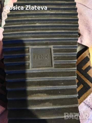 Оригинални Мъжки чехли Fendi Roma, снимка 2 - Маратонки - 51183807