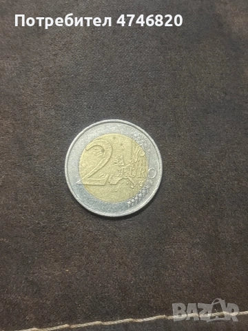 2 евро 2002 година серия F