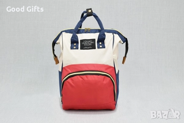 Многофункционална раница за бебешки принадлежности – 24x36x15 см, снимка 10 - Раници - 52026699