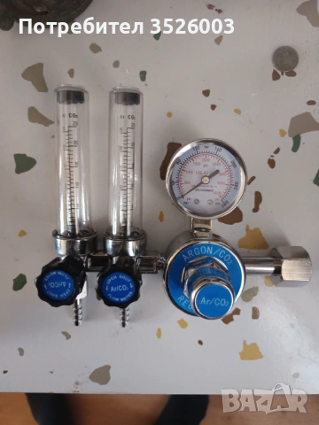 Редуцир вентил за аргон /CO2, снимка 2 - Други инструменти - 54051514