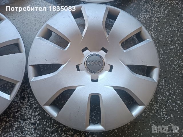 Оригинални тасове Audi 16 цола, снимка 4 - Аксесоари и консумативи - 45160461