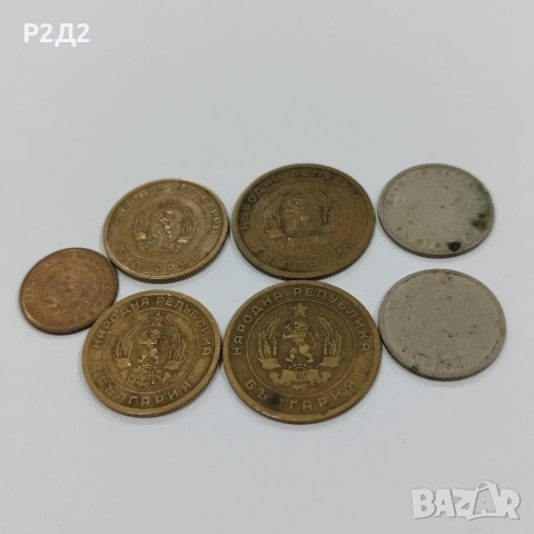 стотинки от 1951 година 7 броя, снимка 4 - Нумизматика и бонистика - 53125344