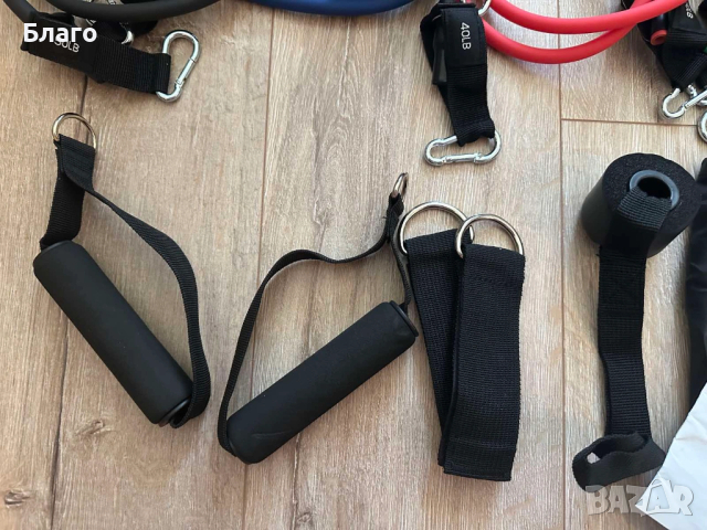 Комплект фитнес ластици за тренировка - 11 части на Armageddon, снимка 5 - Спортна екипировка - 53797968