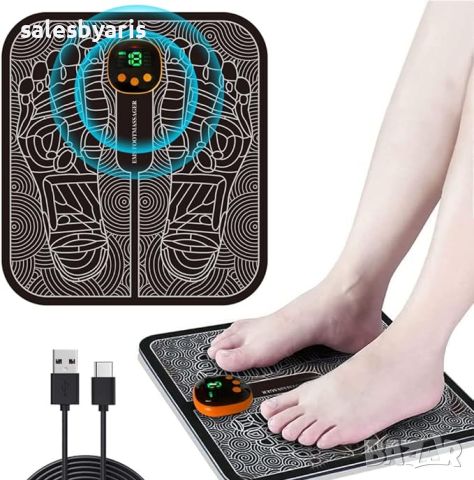 Масажор за крака: Преносима електронна масажна машина, снимка 1 - Масажори - 45211505