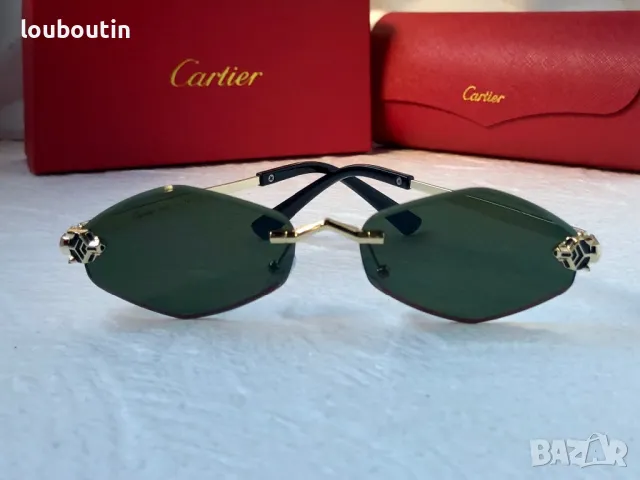 Cartier 2024 дамски слънчеви очила ромб 3 цвята, снимка 17 - Слънчеви и диоптрични очила - 47931090