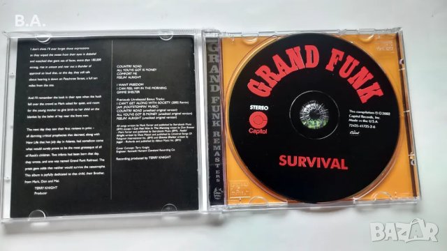 CD Grand Funk, снимка 2 - CD дискове - 48250256