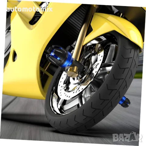 Краш тапа, Предпазител за мотор,Универсални, 2бр., Син/Черен, снимка 2 - Аксесоари и консумативи - 49751999